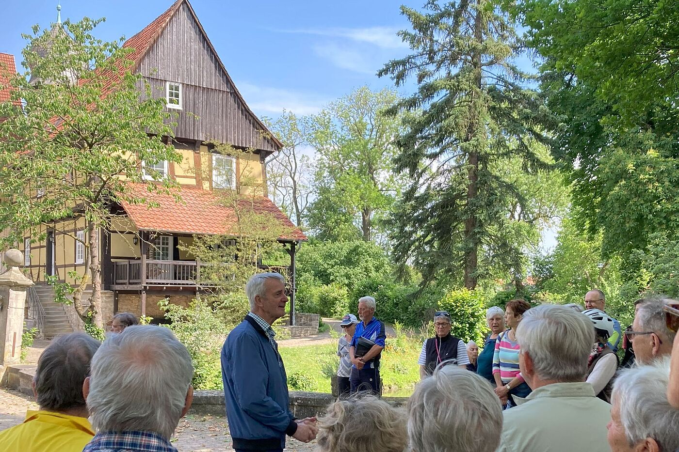 Blick auf das Schloß Rössing