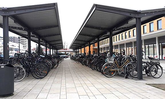 Fahrradabstellanlage Hauptbahnhof Hildesheim