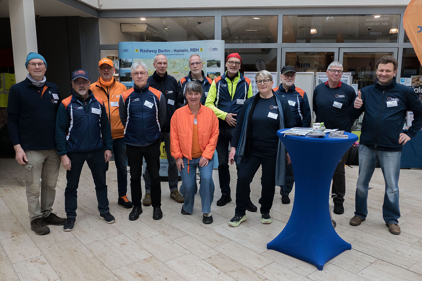 Gruppenbild Helfer ADFC-Freizeitmesse