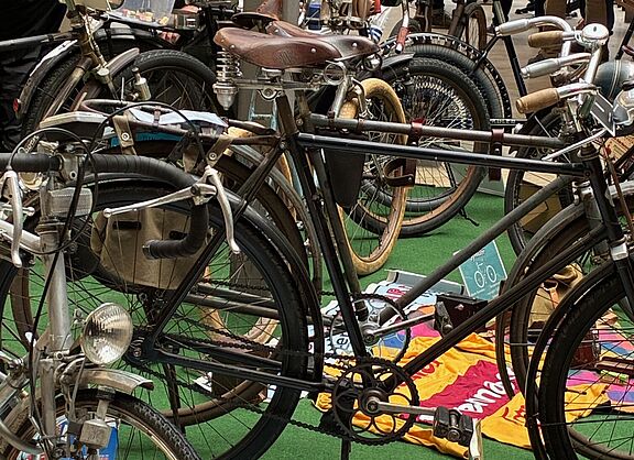 Fahrräder des letzten Jahrhunderts